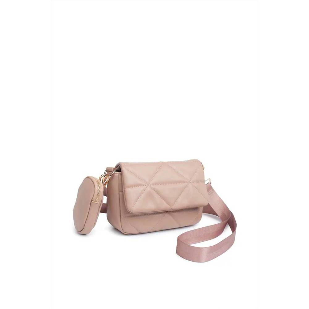 NEW JOIA beatrix crossbody bag in nude